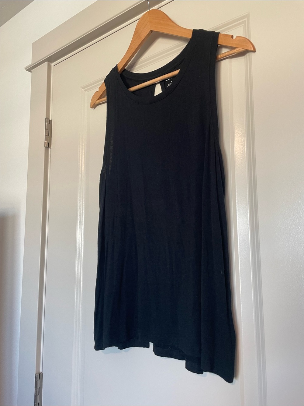 Halogen Black Sleeveless Tank Top